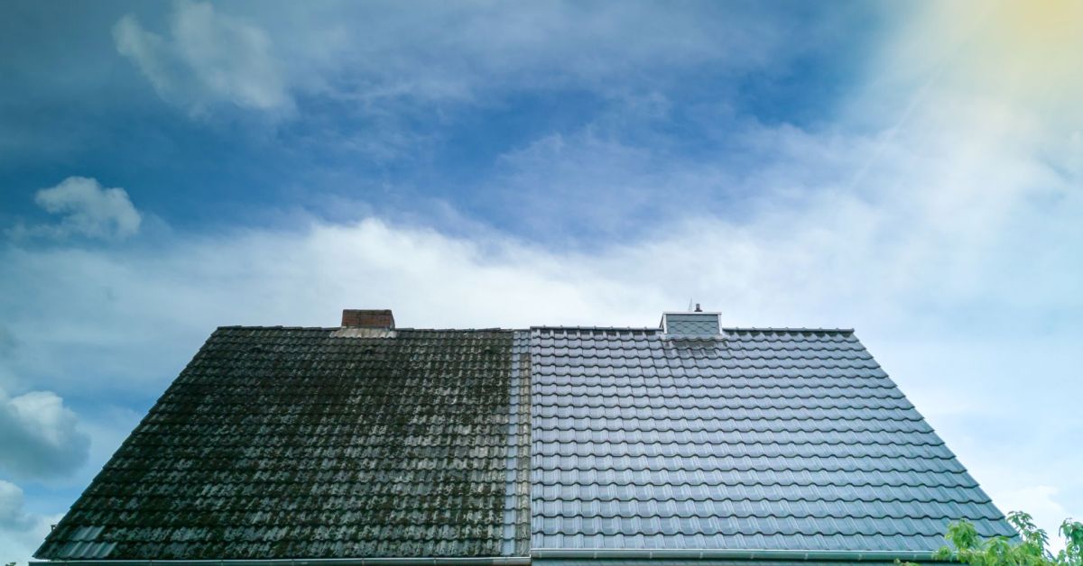 Ta bort mossa på taket - så gör du! Vi går igenom steg-för-steg hur du på ett säkert och smidigt sätt håller ditt tak rent från mossa
